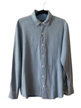 Johnson & Murphy Men's Long Sleeve Lined Button Down Shirt Large